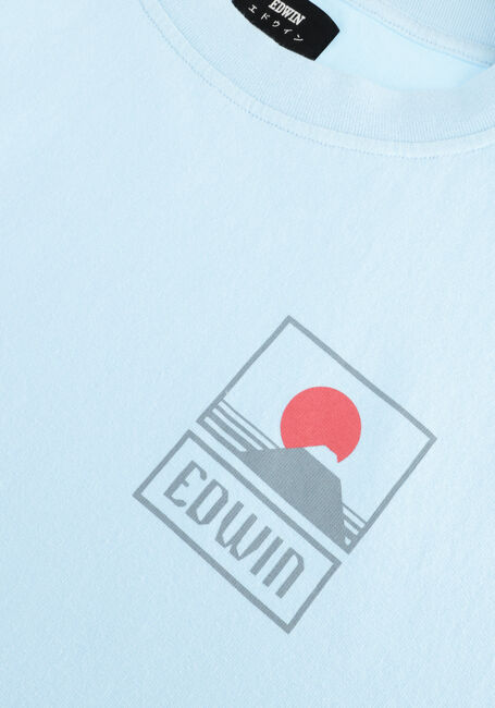 Hellblau EDWIN T-shirt SUNSET ON MT FUJI TS SINGLE JERSEY - large