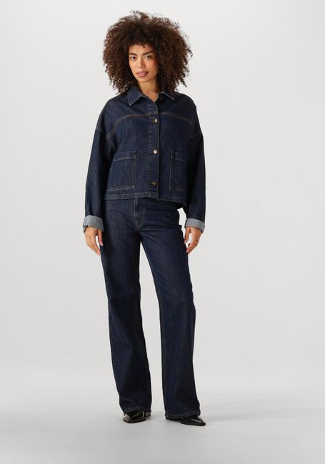 Dunkelblau MY ESSENTIAL WARDROBE Straight leg jeans MWKARLI 139 HIGH WIDE DECO - large