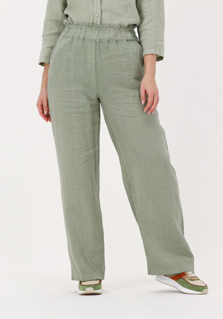 Grüne BY-BAR Hose ROBYN LINEN PANT - large