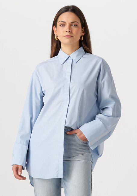 Blaue MSCH COPENHAGEN Blusen MSCHERINA ZENIKA SHIRT - large