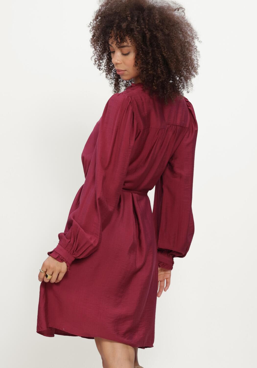 Bordeaux MSCH COPENHAGEN Midikleid MSCHMYLA PENINNA DRESS - large