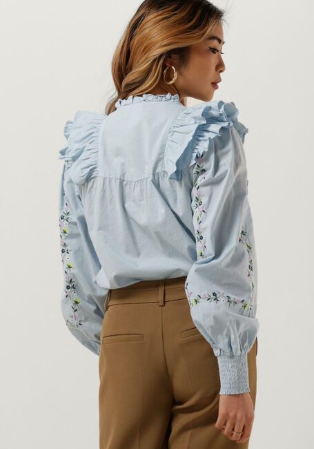 Hellblau Y.A.S. Blusen YASKENLY LS SHIRT - large