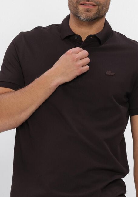 Braune LACOSTE Polo-Shirt REGULAR FIT COTTON BLEND POLO SHIRT - large