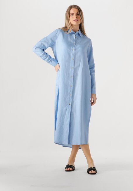 Hellblau RESORT FINEST Maxikleid SHIRT DRESS - large