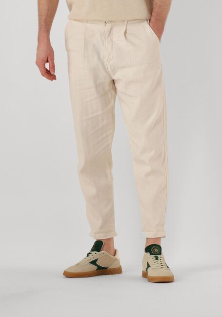 Beige SELECTED HOMME Chino SLH180-RELAED CROP RON SUN PLEAT PANT - large