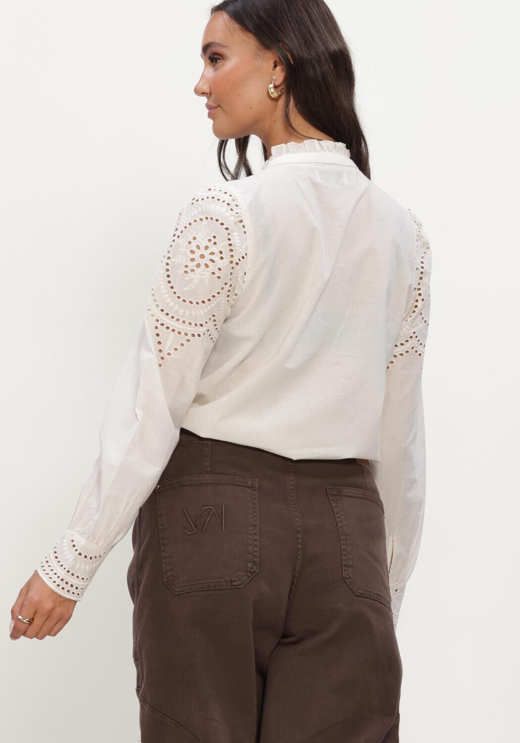 Sand LOLLYS LAUNDRY Blusen LULALL SHIRT LS - large