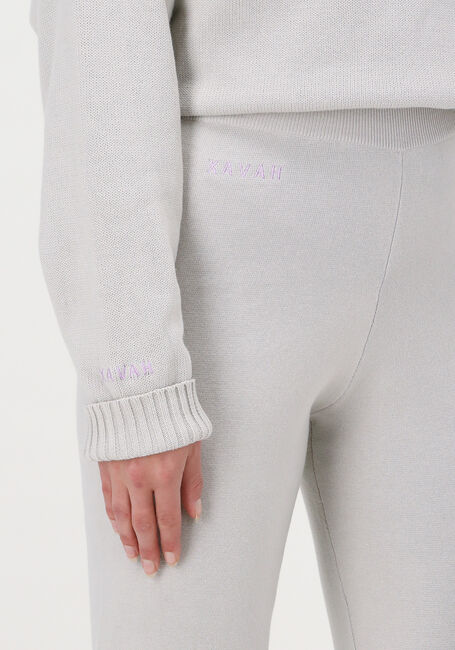 Beige XAVAH Schlaghose HEAVY KNIT FLAIRPANT - large