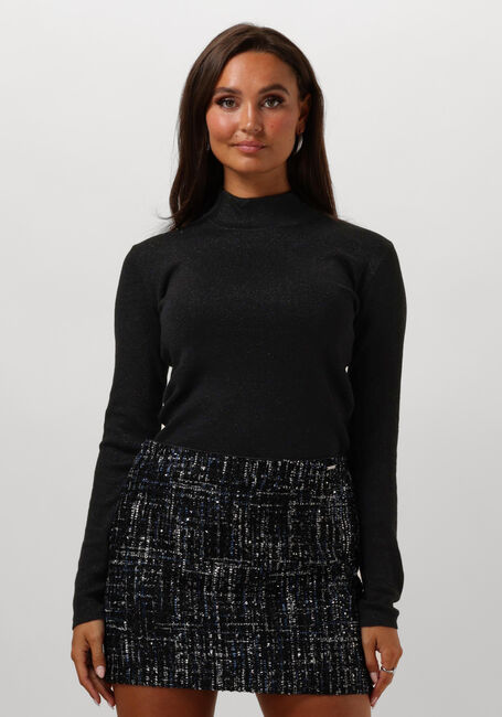 Schwarze EST'SEVEN Rollkragenpullover NIKOLE TOP LONGSLEEVE - large