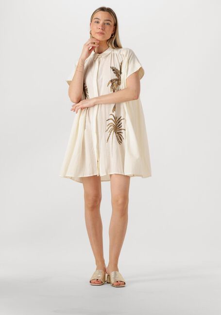 Ecru WILD Minikleid CLOVIS - large
