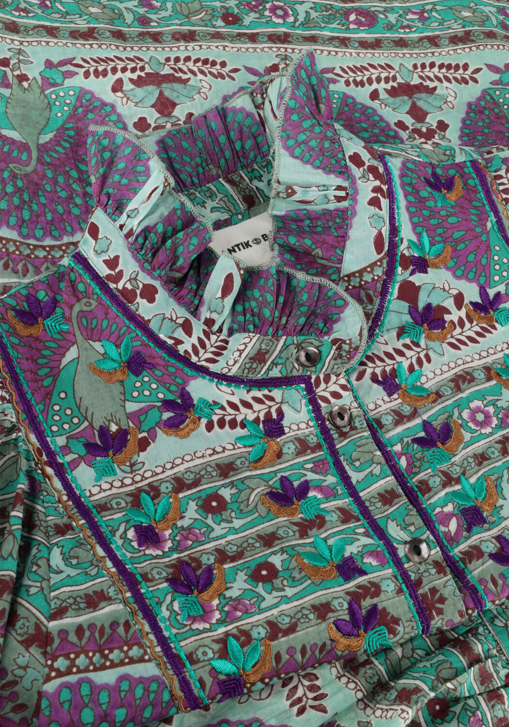 Mehrfarbige/Bunte ANTIK BATIK Blusen TALA BLOUSE - large