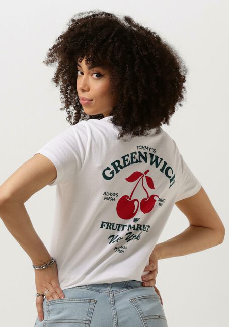 Wei&szlig;e TOMMY JEANS T-shirt TJW REG NOVELTY 2 TEE - large