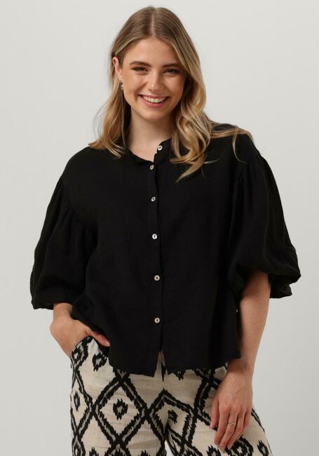 Schwarze MR MOOD Blusen MRS BALON SHIRT - large
