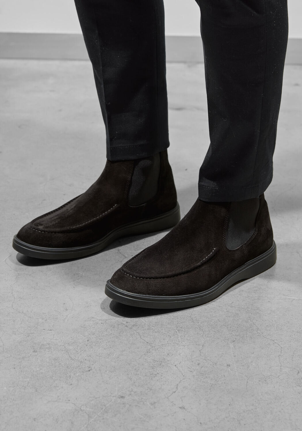 Schwarze STEFANO LAURAN Chelsea Boots 24859 - medium