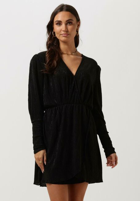 Schwarze ALIX THE LABEL Minikleid LADIES KNITTED GLITTER DRESS - large