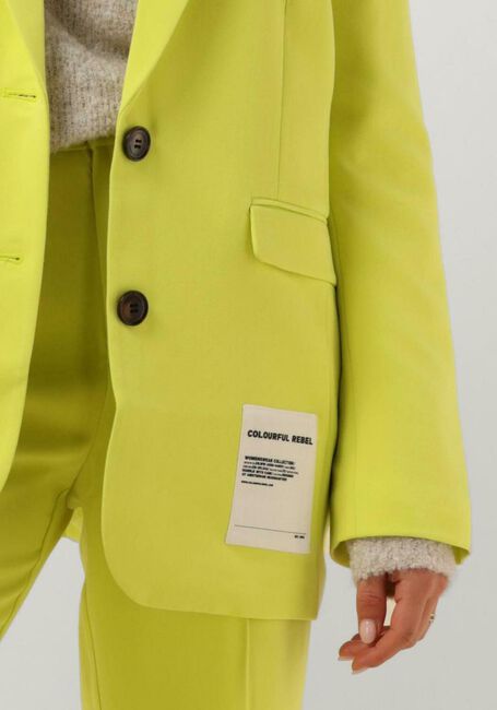 Limette COLOURFUL REBEL Blazer GEMMA SINGLE BREASTED OVERSIZED BLAZER - large