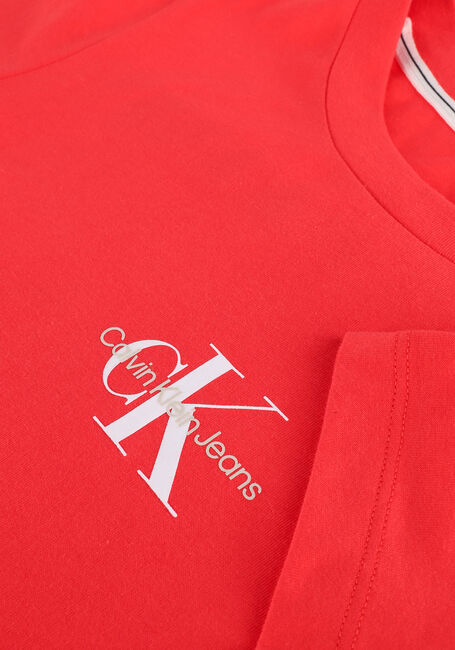 Rote CALVIN KLEIN T-shirt MONOGRAM SLIM TEE - large