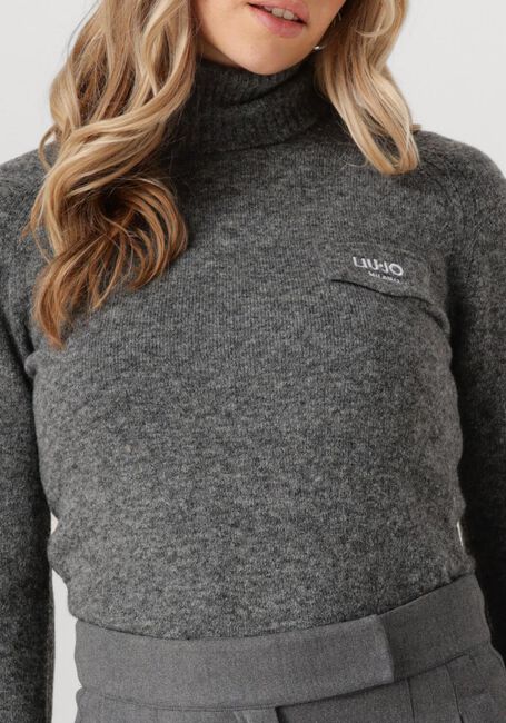 Graue LIU JO Rollkragenpullover 3.0 MAGLIA CHIUSA M/L - large