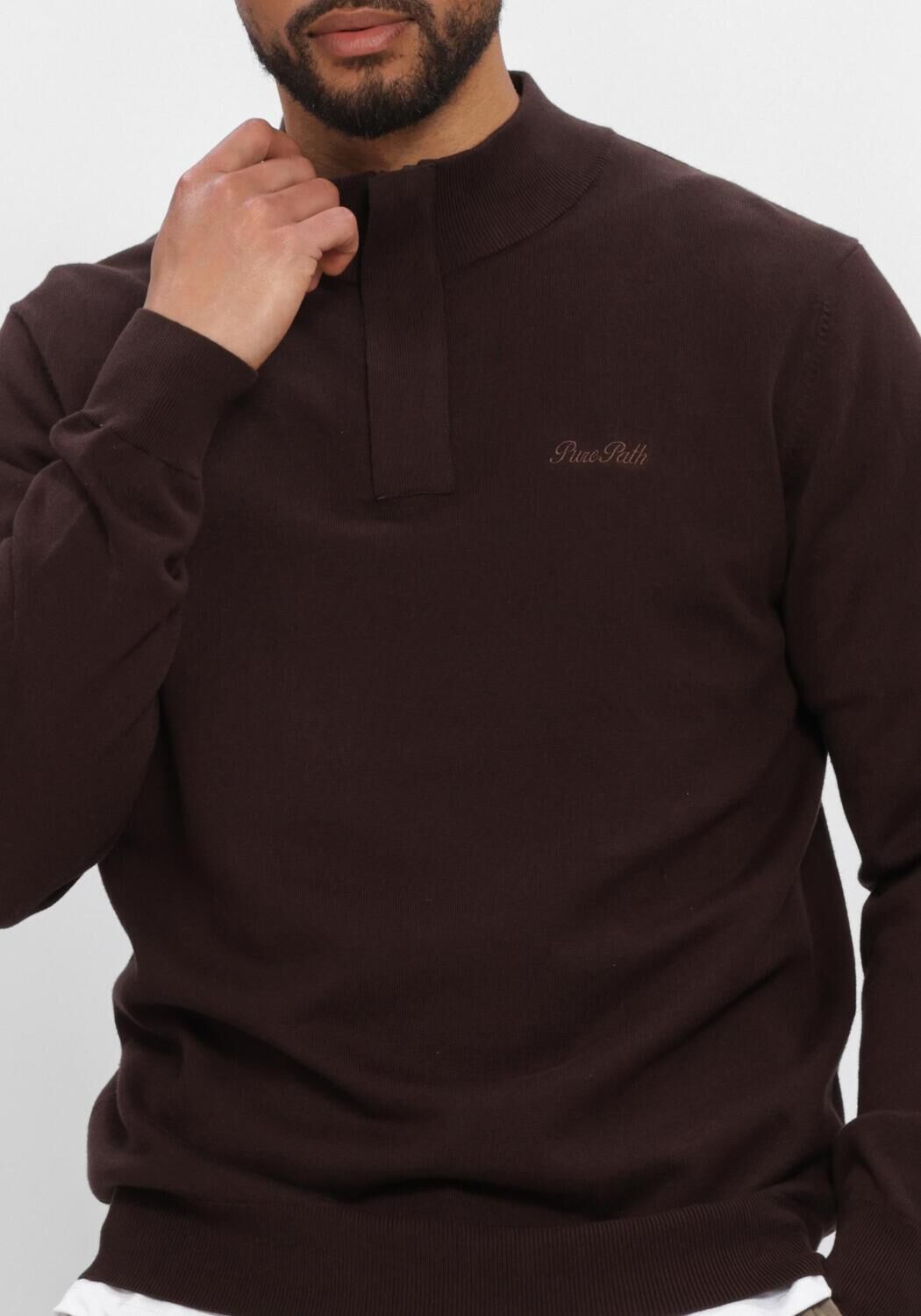 Braune PURE PATH Pullover LIGHT WEIGHT HIDDEN HALF-ZIP - large