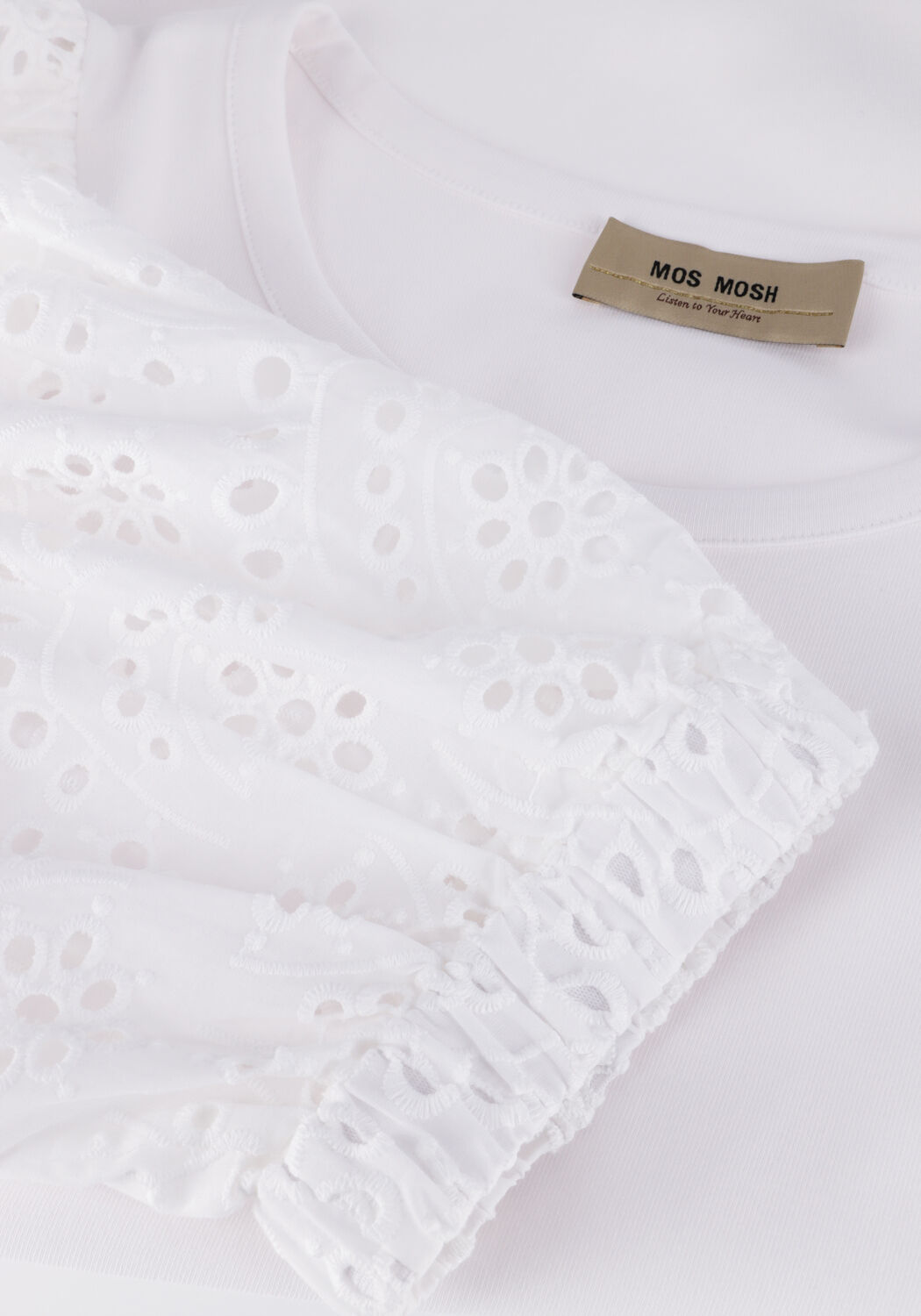 Wei&szlig;e MOS MOSH Top PUFFY - large