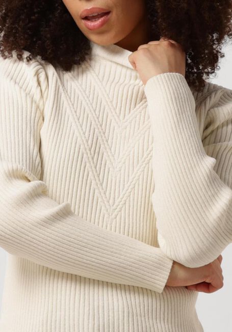 Nicht-gerade weiss GUESS Pullover LS RITA FUNNEL NK CABLE SWTR - large