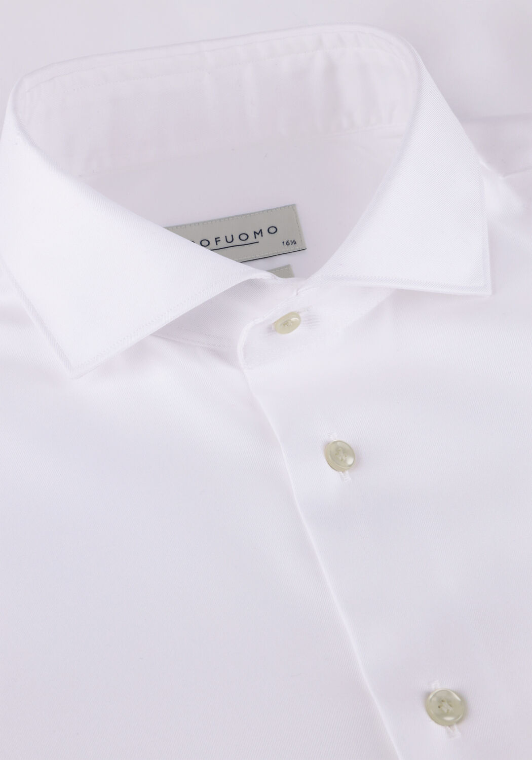 Wei&szlig;e PROFUOMO T-shirt SHIRT CUTAWAY SF - large