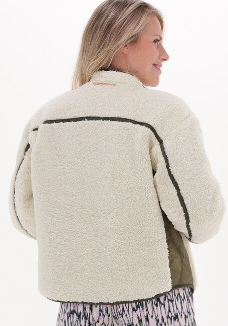 Ecru SCOTCH & SODA Teddy-Jacke REVERSIBLE JACKET WITH TEDDY - large