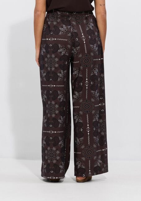 Braune STUDIO ANNELOES Weite Hose Grace paisley trousers - large