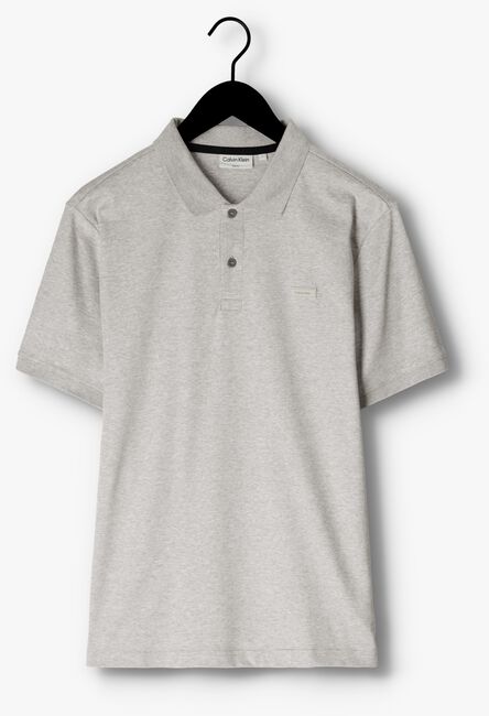 Graue CALVIN KLEIN Polo-Shirt SMOOTH COTTON SLIM POLO - large