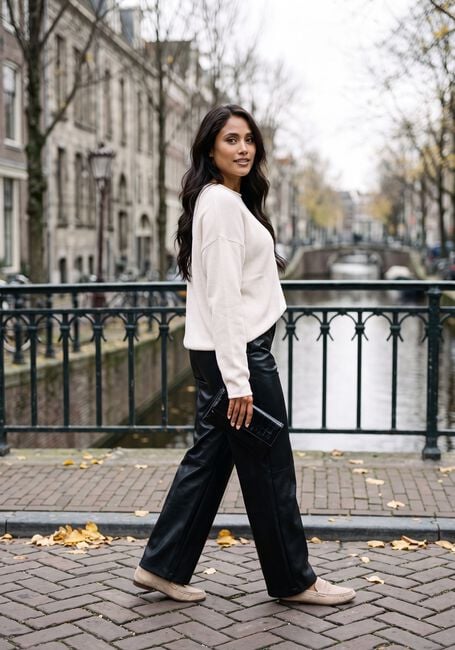Schwarze CAMBIO Weite Hose EDITA STUDIO87 - large