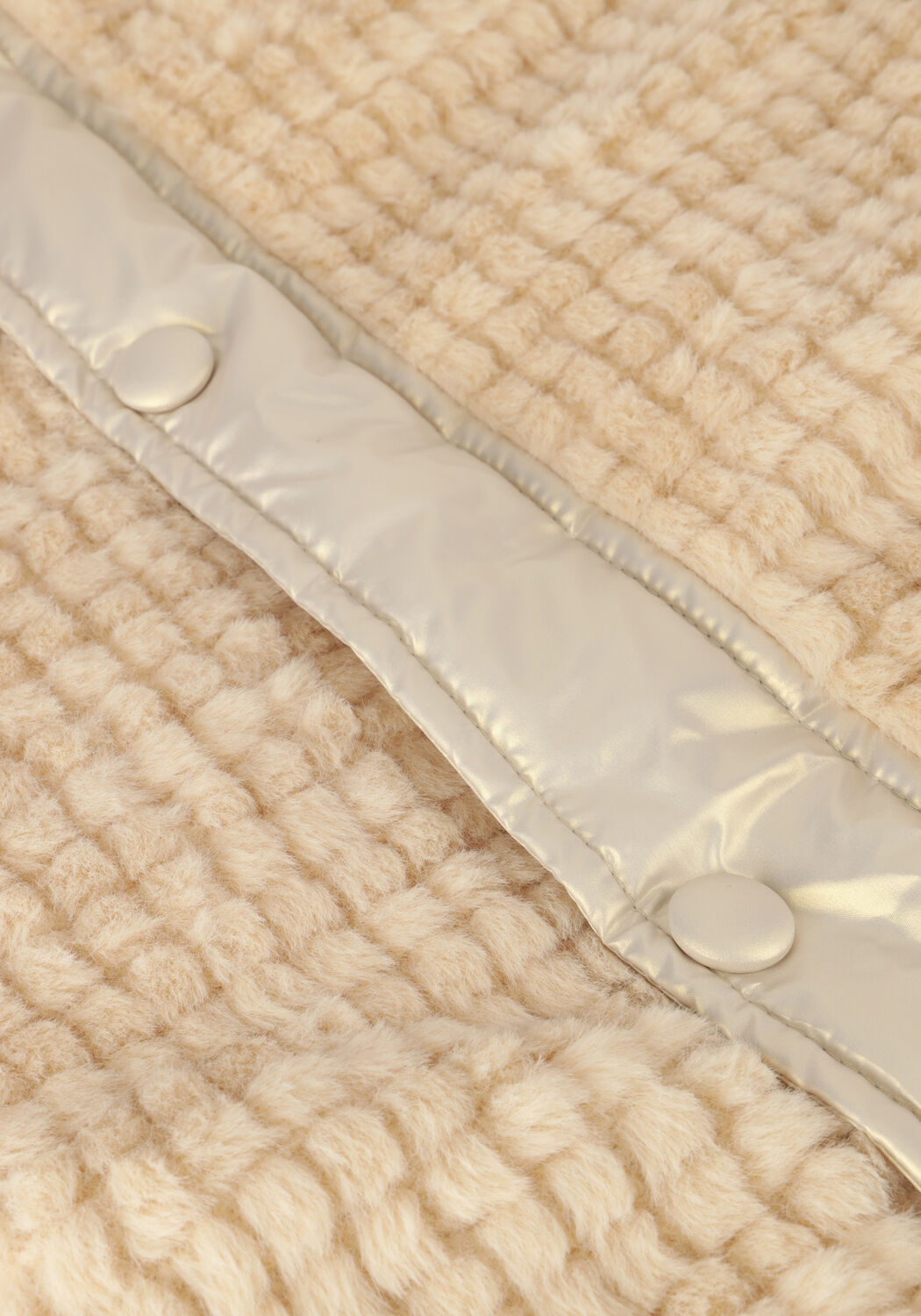 Beige LIKE FLO Wattierte Jack ARIANA FLO GIRLS REVERSIBLE HOODED LONG JACKET - large