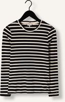 Schwarze TOMMY HILFIGER Tops & T-shirts SLIM 5X2 RIB STRIPE C-NK LS Schwarze TOMMY HILFIGER Tops & T-shirts SLIM 5X2 RIB STRIPE C-NK LS - medium