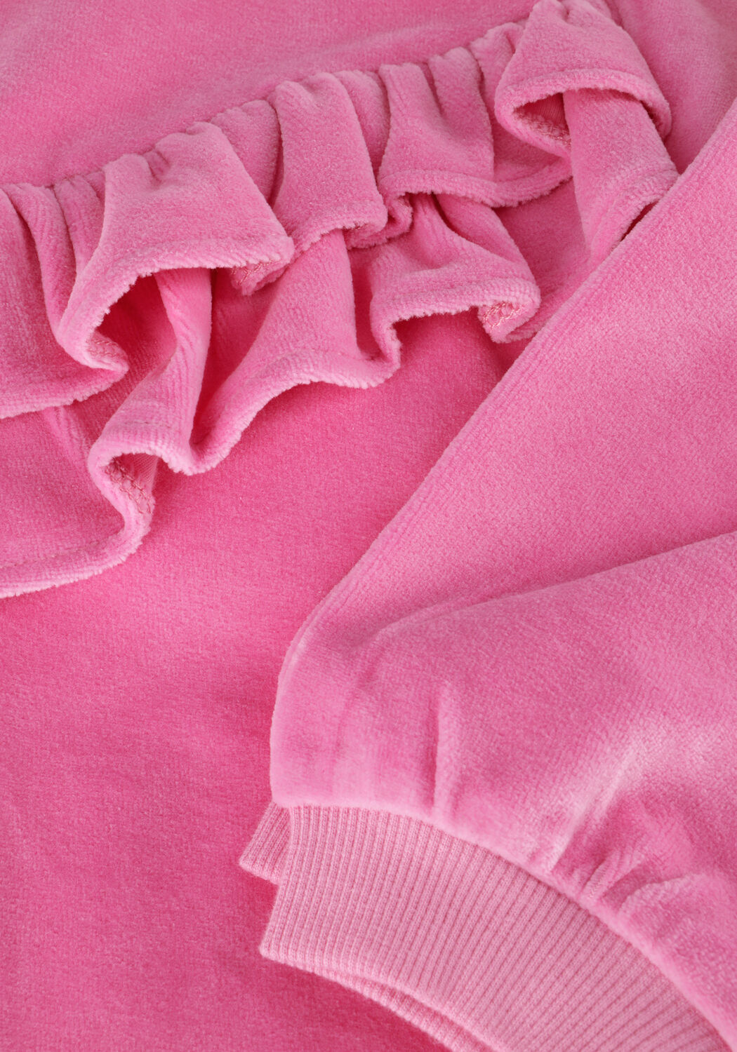 Rosane Sproet & Sprout Sweatshirt VELVET SWEATSHIRT RUFFLE - large