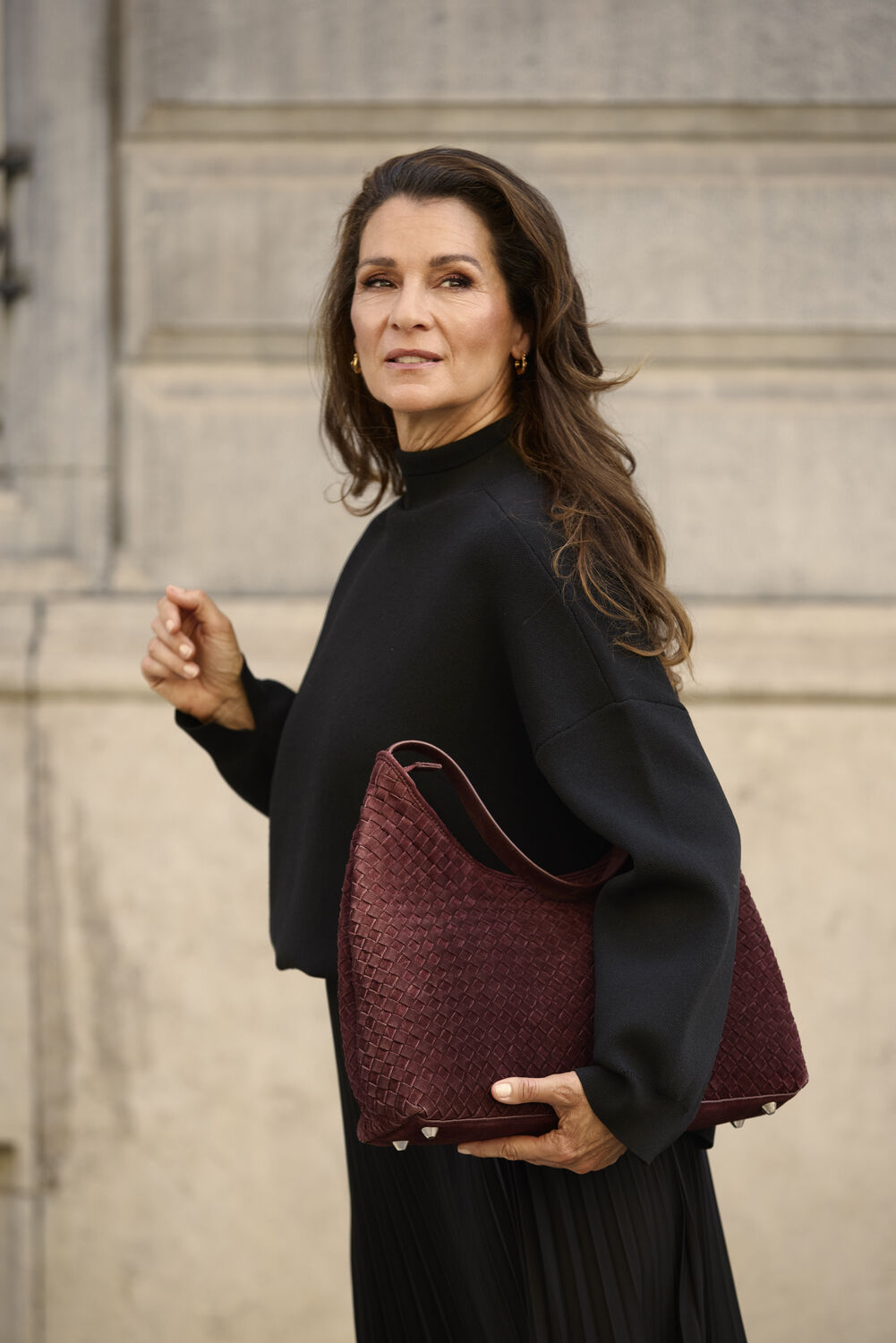 Bordeaux OMODA ATELIER Umh&auml;ngetasche OM-MADAME J. X QUINTY
