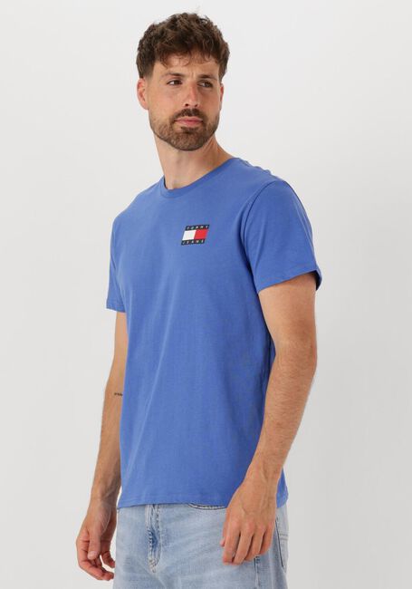 Blaue TOMMY JEANS T-shirt TJM SLIM ESSENTIAL FLAG TEE EXT - large