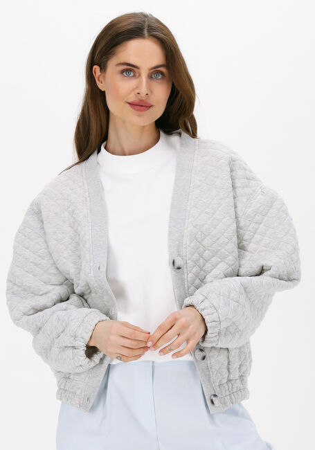 Hellgrau SECOND FEMALE Strickjacke NEPATA SWEAT CARDIGAN - large