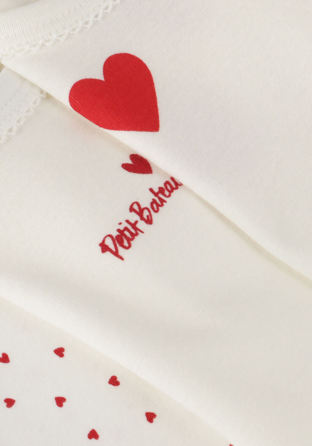 Wei&szlig;e PETIT BATEAU Strampler 3 BODIES US MC - large