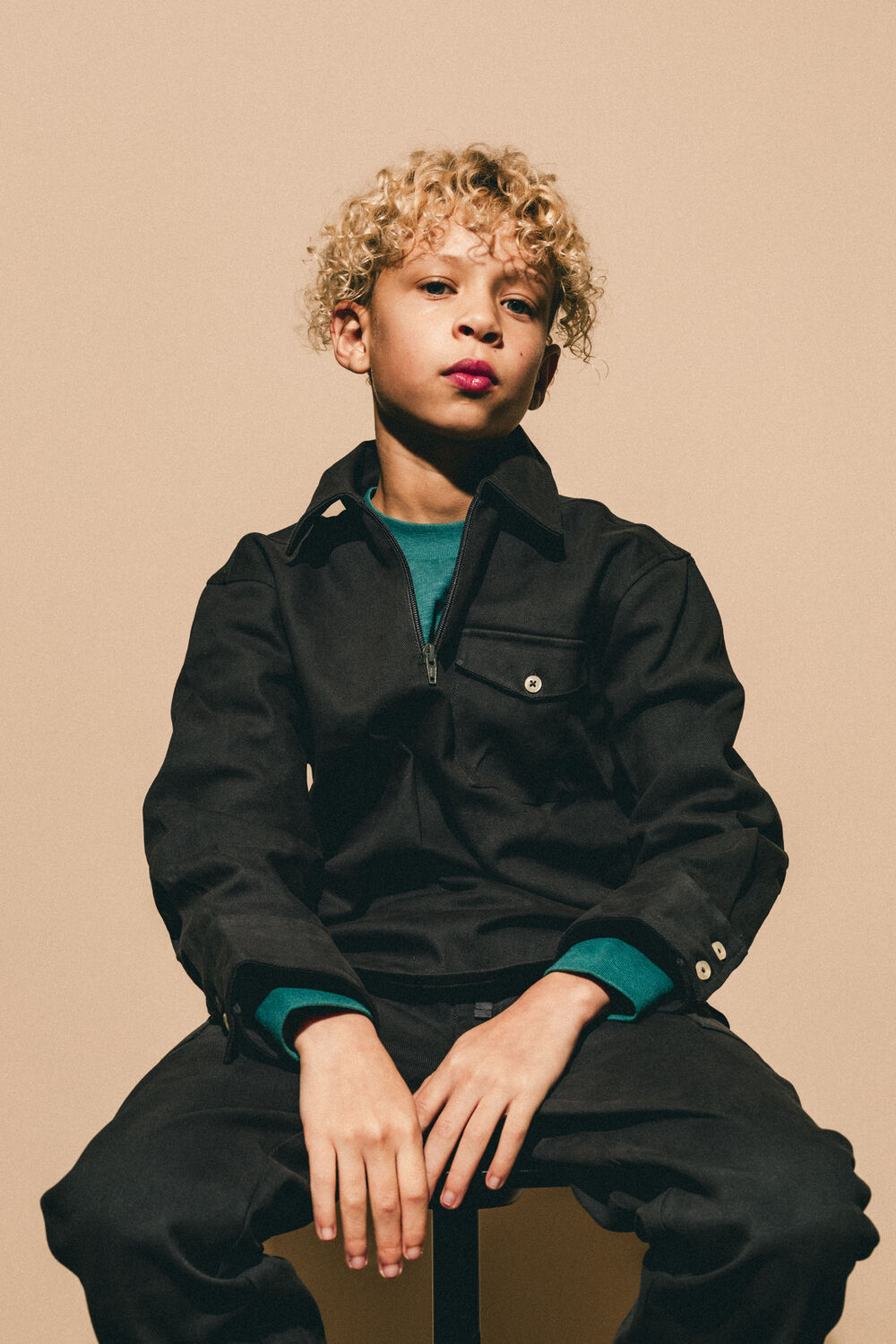 Schwarze Labo de Colores Pullover JENO - large