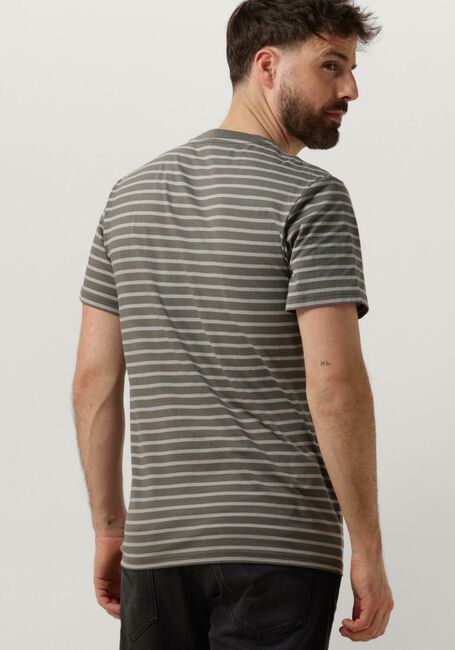Graue G-STAR RAW T-shirt STRIPE SLIM R T - large