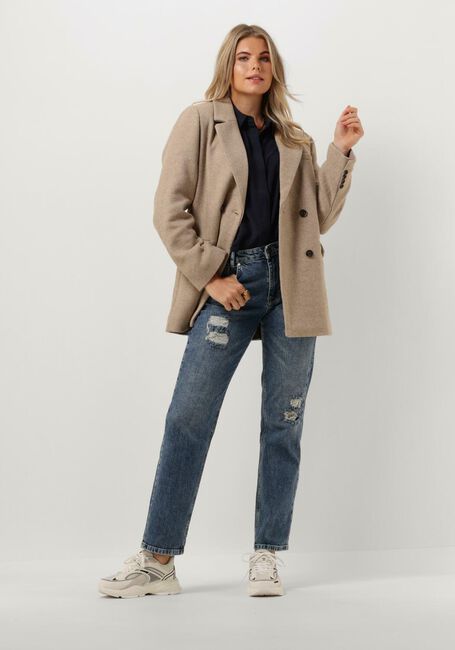 Beige OBJECT M&auml;ntel OBJBLAZA LE JACKET - large