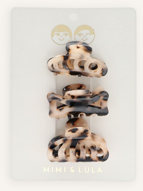 Braune Mimi & Lula Haarschmuck LEOPARD MINI CLAW CLIPS Braune Mimi & Lula Haarschmuck LEOPARD MINI CLAW CLIPS - large
