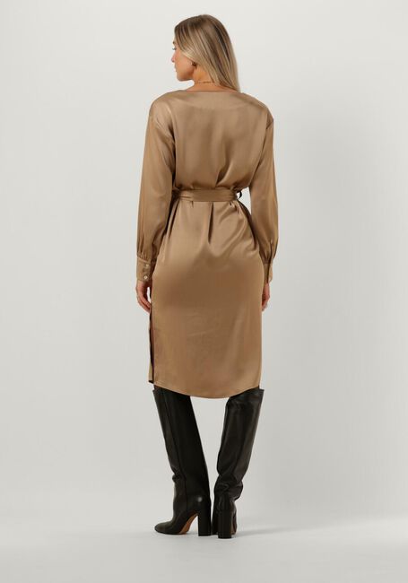 Bronzefarbene SIMPLE Midikleid WV-RC-POLY-23-1 - large