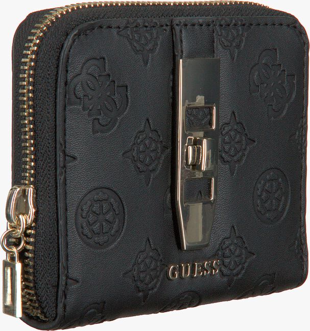 Schwarze GUESS Portemonnaie PEONY CLASSIC SLG - large