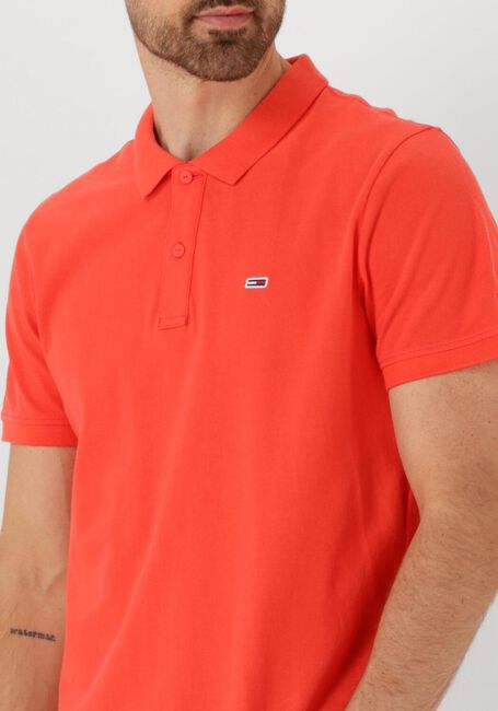 Orangene TOMMY JEANS Polo-Shirt TJM SLIM PLANCKET POLO EXT - large