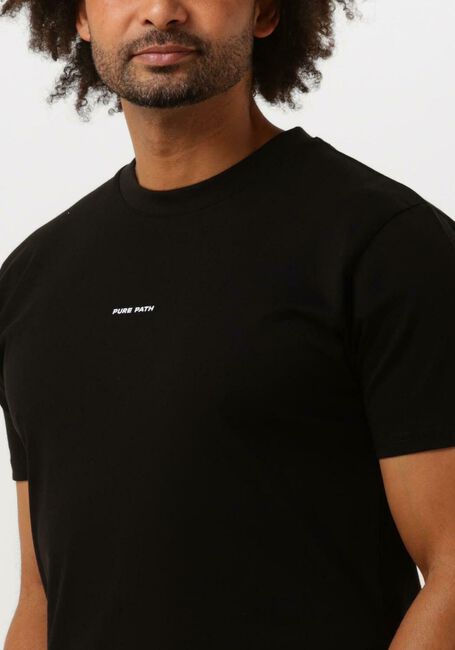 Schwarze PURE PATH T-shirt TSHIRT WITH FRONT AND BACK PRINT - large