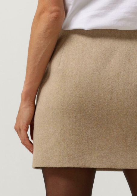 Beige VANILIA Minirock WOOL BLEND MINI - large