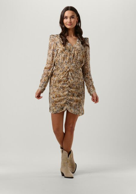 Braune SECOND FEMALE Minikleid LINARIA MINI DRESS - large