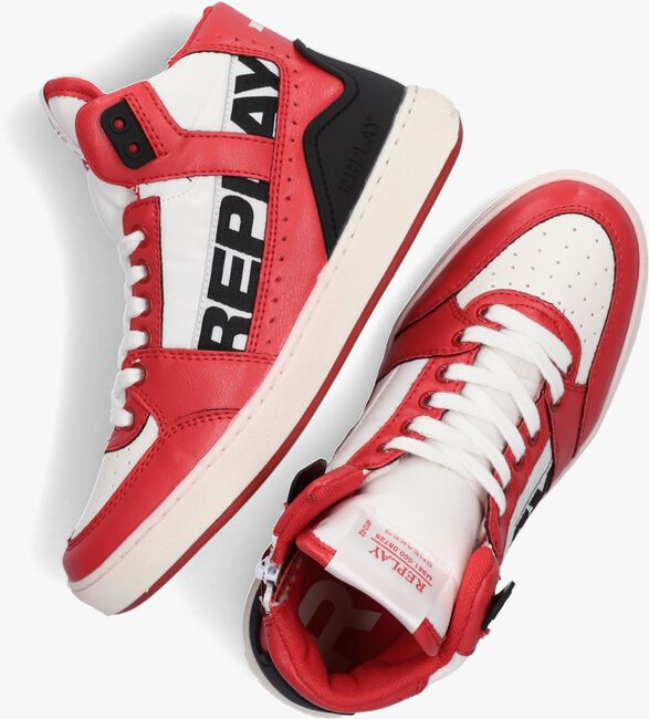 Rote REPLAY Sneaker high CAMPOS - large