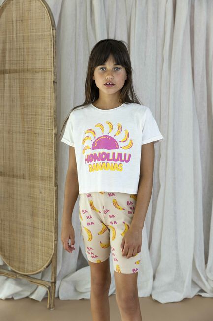 Ecru AMMEHOELA T-shirt AM-HIPPIE-09 - large