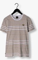 Beige PME LEGEND T-shirt SHORT SLEEVE R-NECK SLUB JERSEY PRINTED