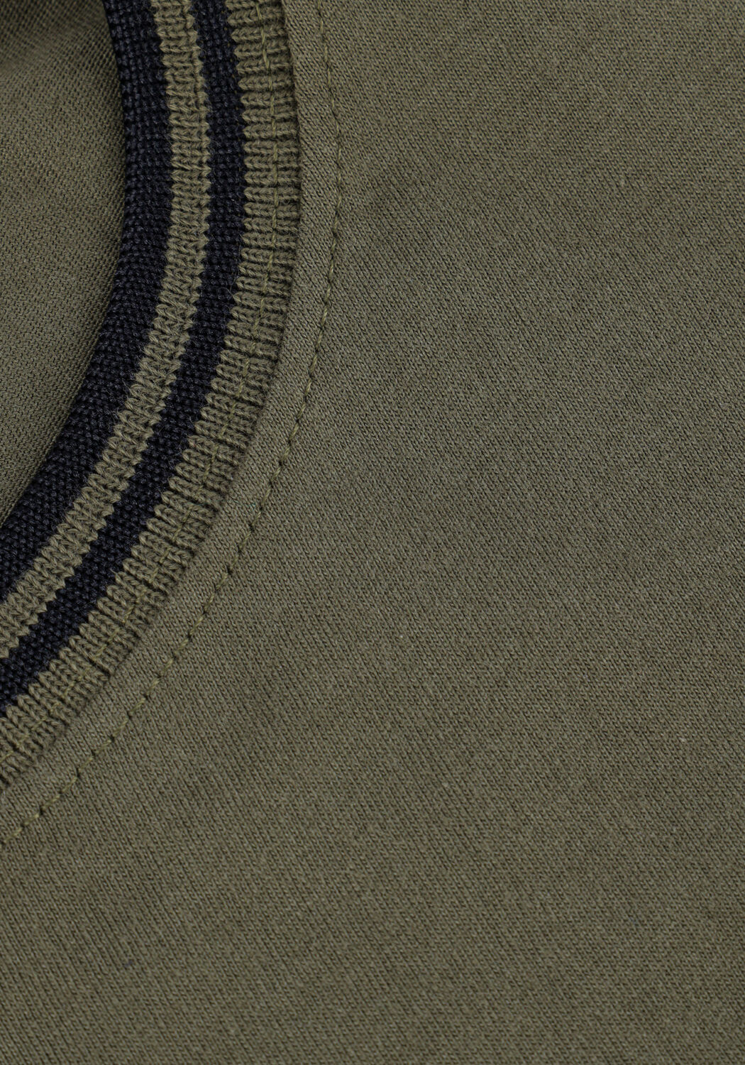 Gr&uuml;ne FRED PERRY T-shirt TWIN TIPPED T-SHIRT - large